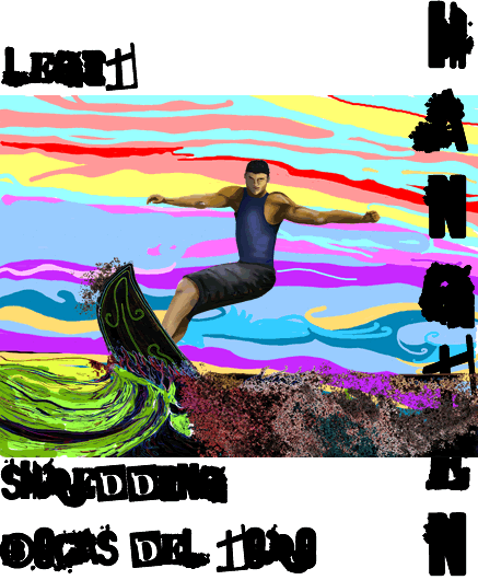 >Hang Ten - Bocas - Island Art by Yotigo 